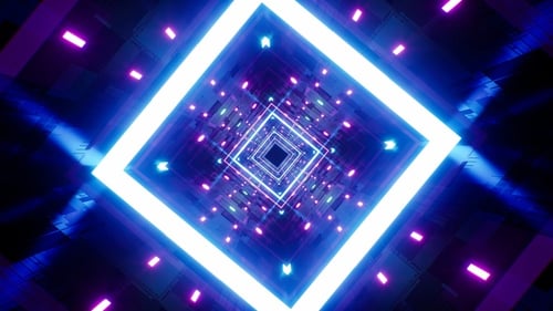 Square Tunnel Vj Loop