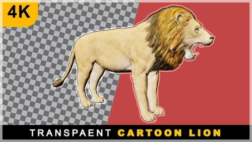 Realistic 3D Lion Running Loop Animation