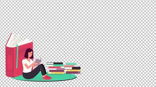 World Book Day Background Animation 1080p