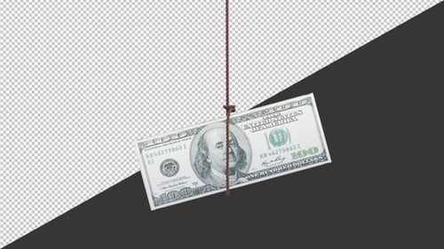 3D Money rope | Alpha Channel