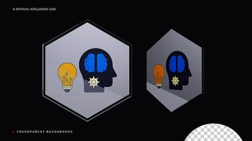 Symbol des menschlichen Gehirns