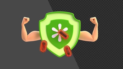 3D Immune System | Alpha Channel