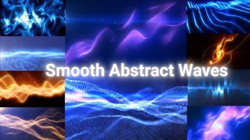 10 Abstract Wave Backgrounds | Seamless 4K Looped Videos