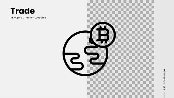 trade line icon animation, Elements Motion Graphics ft. trade ...