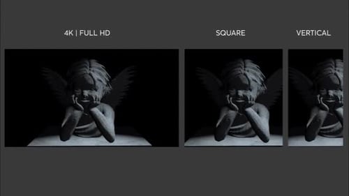 Angel Statue Background v1