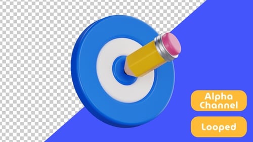 3D Animation of Designing Goal | Design and Development | Alpha Channel