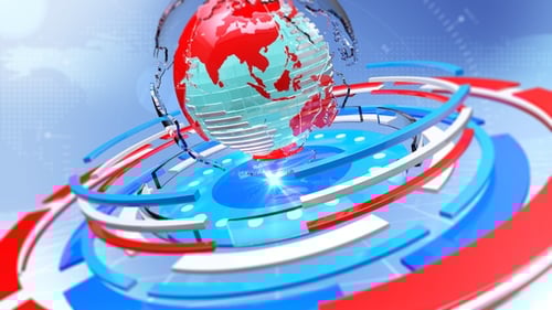 Modern Broadcast News Background V2