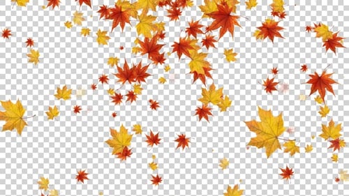 Herbstblatt Falling Loop Alpha aus Ahornholz