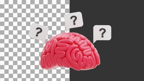 Animação 3D da pergunta | Alpha Channel