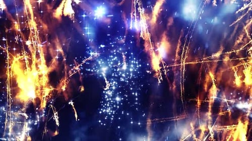 Celebration Particles-Hintergrund