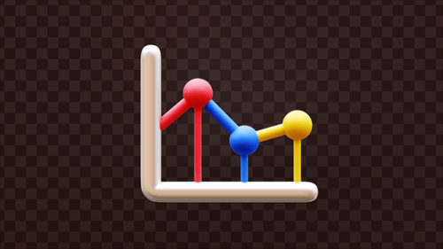 Animated 3D Line Graph with Data Points
