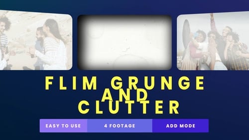 Authentic Film Grunge And Clutter Overlays