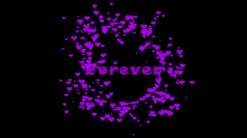 Animated Heart Transitions and Kinetic Text Pack