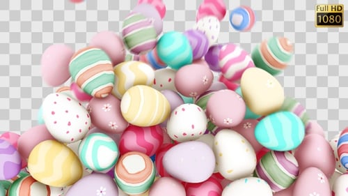Easter Egg Falling Transition