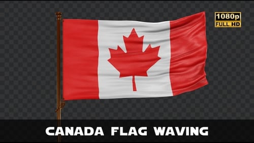 Canada Flag Waving