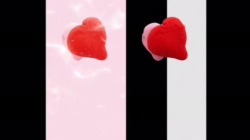 Valentine Hearts Motion Background