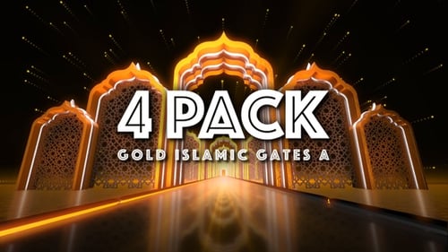 Gold Islamic Gates A HD