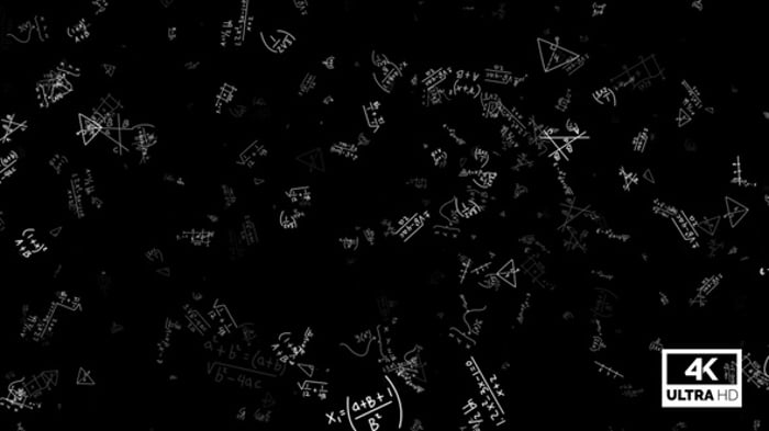 Math Formulas Seamless Loop Alpha V2, Elements Motion Graphics ft ...