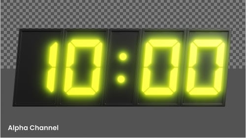 Digital LED Countdown Timer 10 Seconds