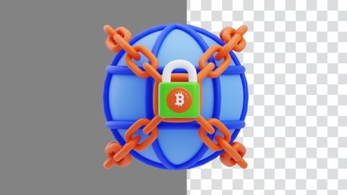 3D Animation of Confidentiality Requires Secure Access | Alpha Channel