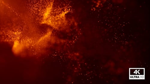 Fire Particles Background V4