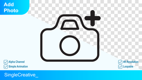 Add Photo Icon Animation