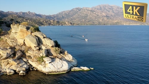 Fishing Boats on a Lake