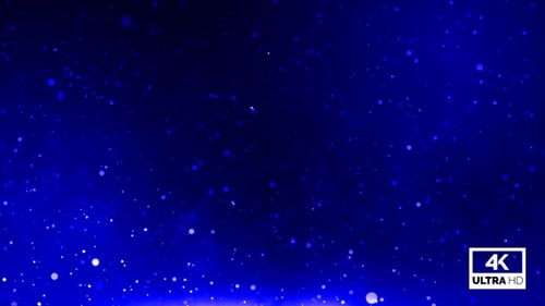 Blue Particles Background Loop V2