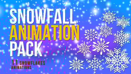 Dynamic Snowflakes Overlay for Winter and Holiday Projects