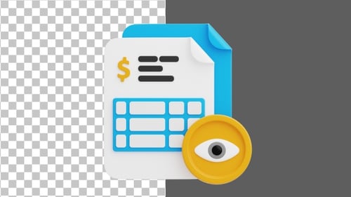 3D Spreadsheet | Alpha Channel