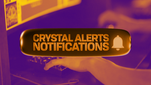 Pack Of 12 Orange Crystal Alerts Notifications On Alpha