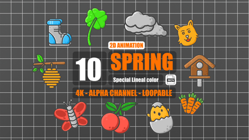 Pack de couleurs linéaires spécial printemps 1