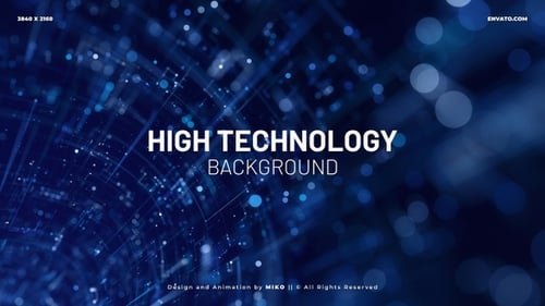 Hochtechnologischer Hintergrund