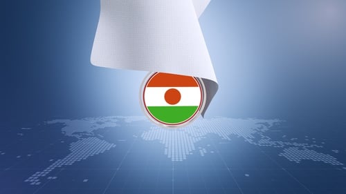 Modern Cloth Flag Reveal Animation