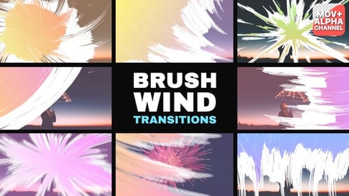 Dynamic Brush Stroke Wind Transitions