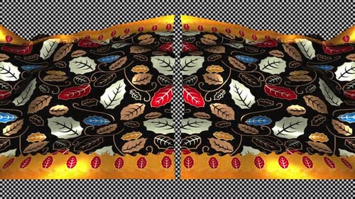 Indonesia Ethnic Silk Pattern Cloth Fabric Wave Songket Daun Simpor Alpha Bangka Belitung Batik Loop