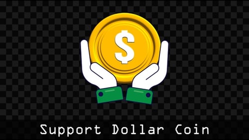 Flat Design Animation of Hands Collecting Money for Savings