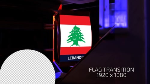 Futuristic 3D Country Flag Reveal