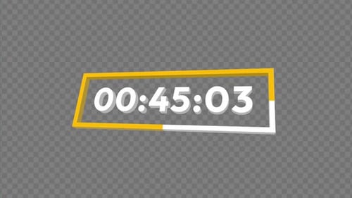 Countdown 1 Minuten Alpha