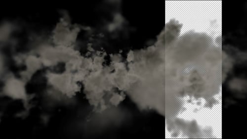 Clouds Alpha Background V.7