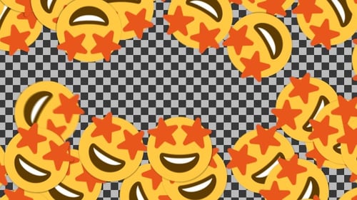 Flat Design Countdown with Star Emoji Reveal