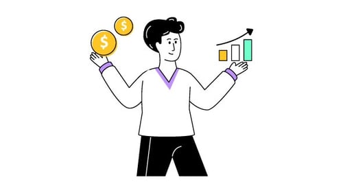 Business Stability Animation Alpha Channel