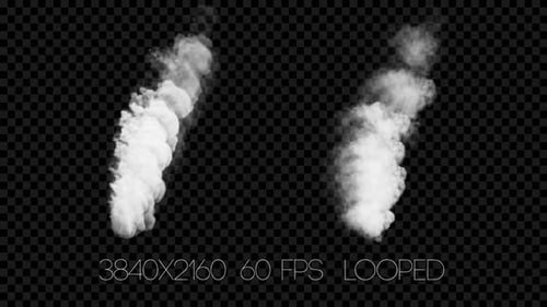 Pack Of Smoke On Alpha Channel