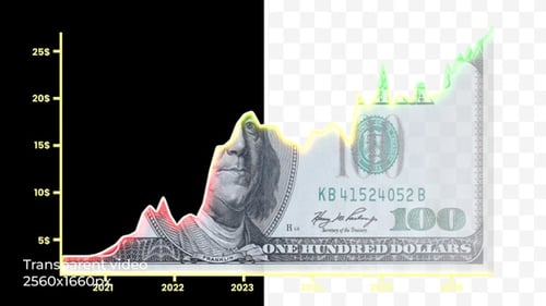 Dollar Chart Animation (Inflation)
