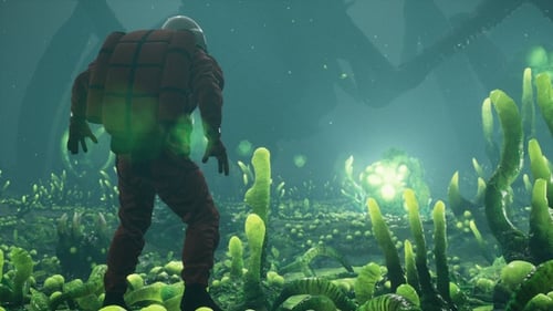 A monster on an alien planet