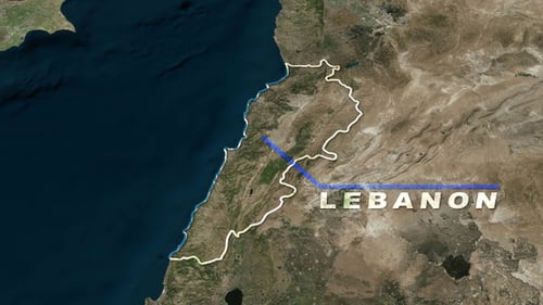 Lebanon World Map