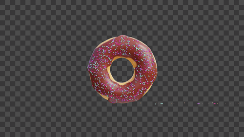 Schokoladen-Rolling Donut
