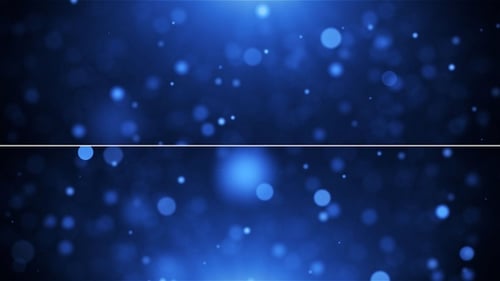 Bokeh Particles Falling and Rising