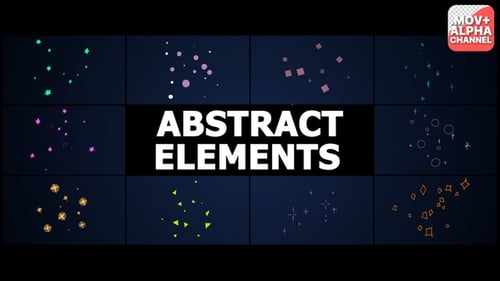 Animated Abstract and Cartoon FX Elements Pack