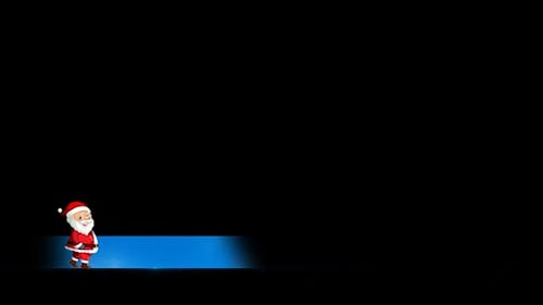 Santa Walk Lower Third v3 - 4k